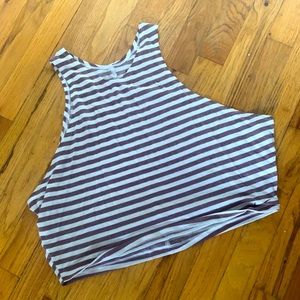 Nike Striped Crop Top